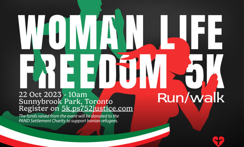 Woman Life Freedom 5K - PS752Justice