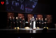 Mothers of Flight PS752 on Stage in Toronto's Fifth Anniversary